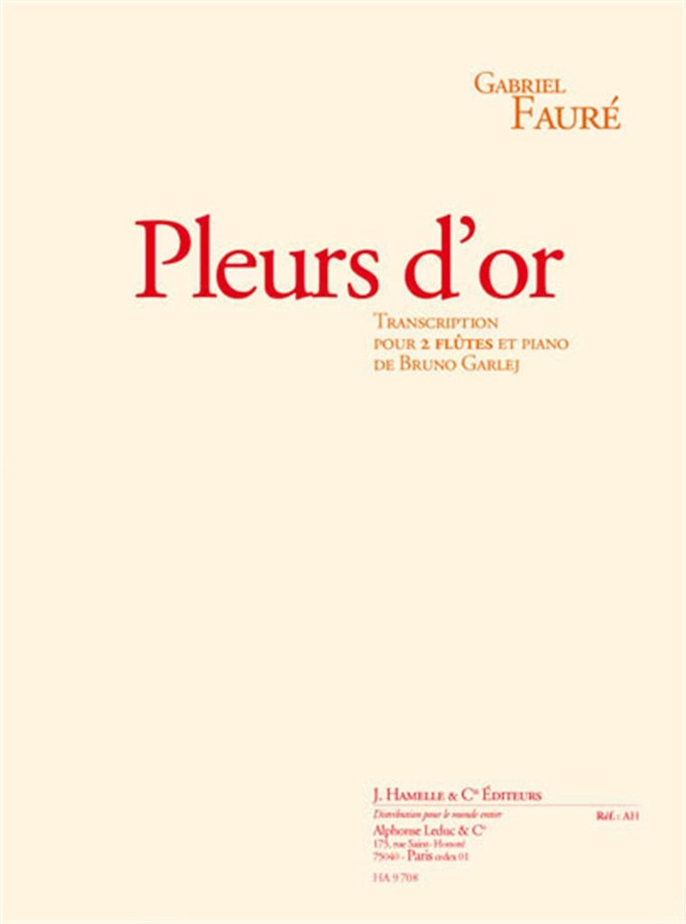 Pleurs D'Or Op72